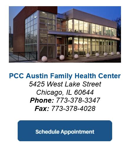 PCC Austin Family Health Center Services