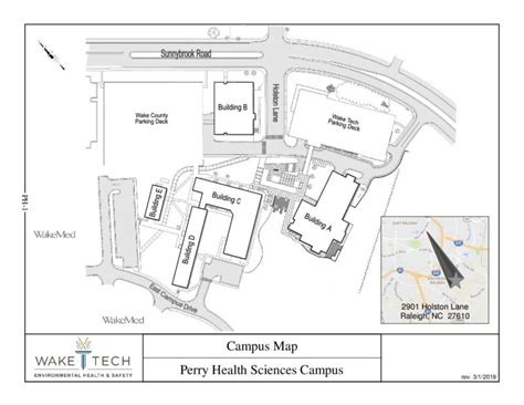 Perry Health Sciences Campus Map