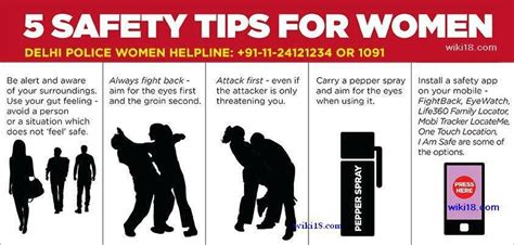 Personal Safety Tips For Women Defense Pinterest