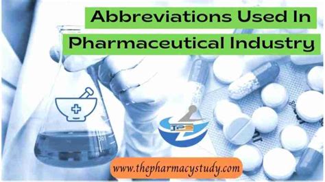 Pharmaceutical Industry Abbreviations Pdf