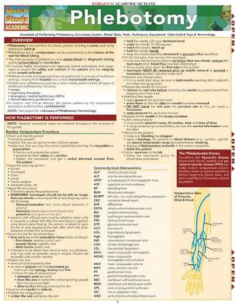 Phlebotomy Basics Pdf Blood Circulatory System