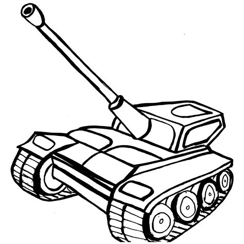 Picture Of A Tank Drawing