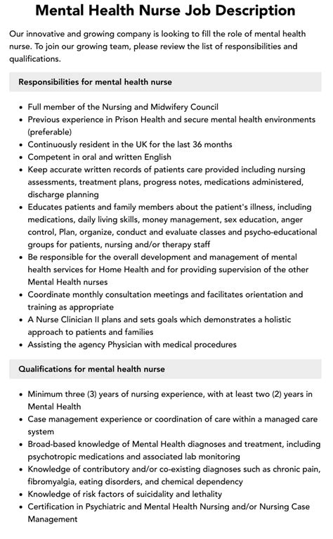 Pin On Mental Health Nurse Jobs