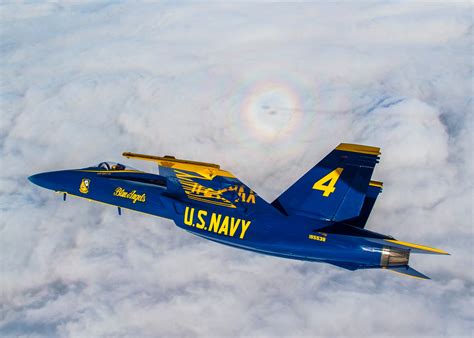 Blue Angels Fly F/A-18 Fighter Jets