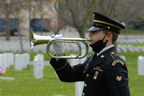 Play Taps At Military Funeral