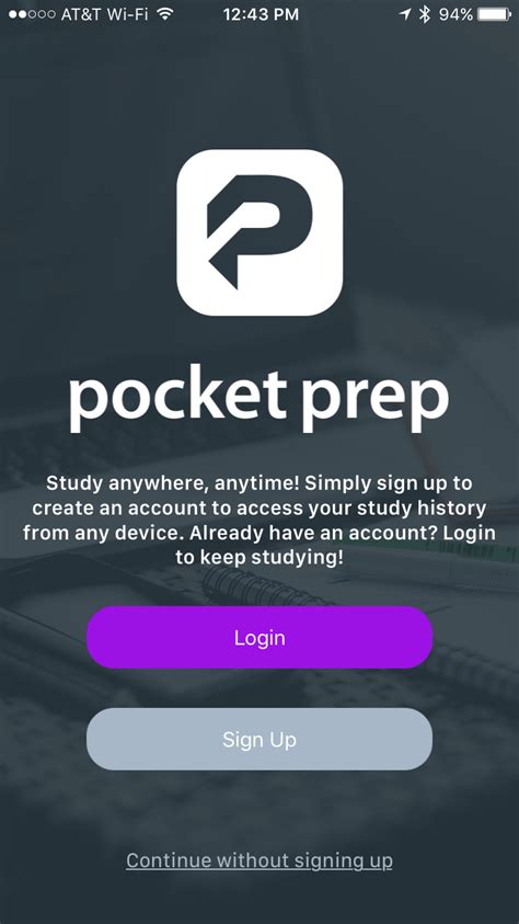 Pocket Prep App