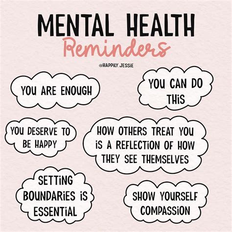 Positive Reminders For Mental Health