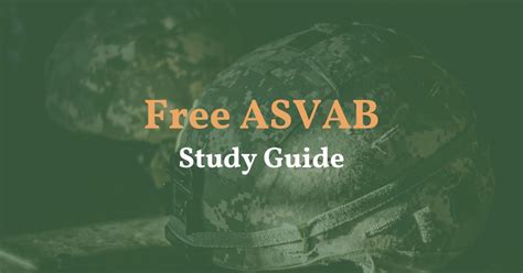 Powerful Free Asvab Study Guide