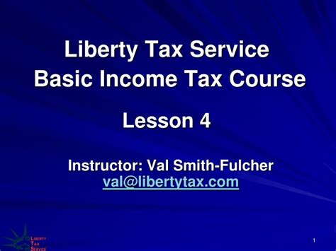 Ppt Liberty Tax Service Basic Income Tax Course Lesson 4 Powerpoint Presentation Id 3100694