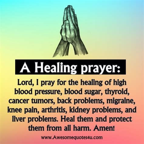 Prayer For Healing