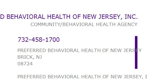 Preferred Behavioral Health Brick Nj