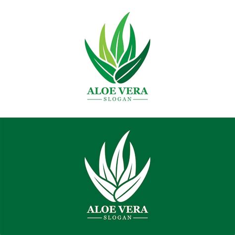 Premium Vector Aloe Vera Logo Health Leaf Vector Design Suitable For