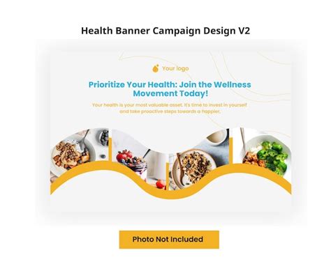 Premium Vector Health Banner Template Design V2