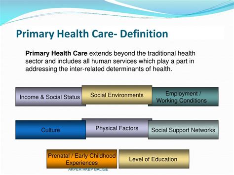 Primary Health Care Definition