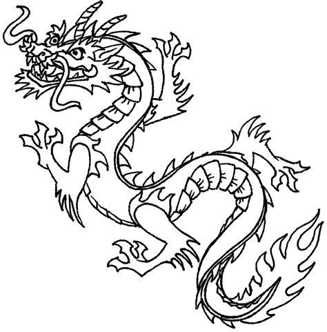 Printable Images Of Chinese Dragons