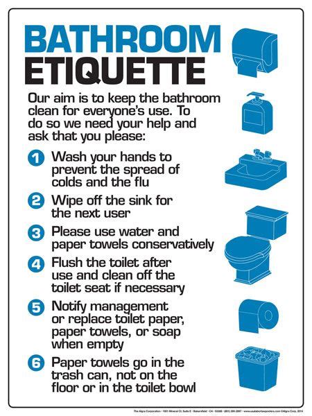 Proper Etiquette For Taps