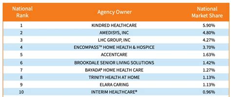 Public Home Health Companies