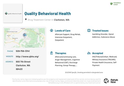 Quality Behavioral Health Clarkston Wa