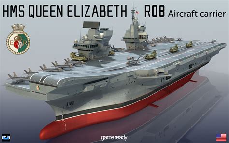 Queen Elizabeth Aircraft Carrier Model