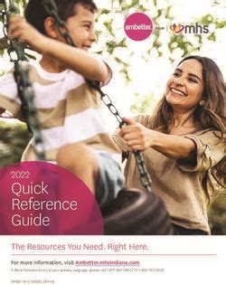 Quick Reference Guide 2022 For More Information Visit Ambetter Mhsindiana Com Ambetter From