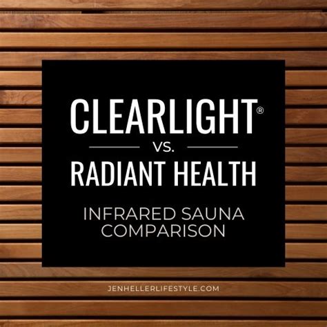 Radiant Health Sauna Vs Clearlight