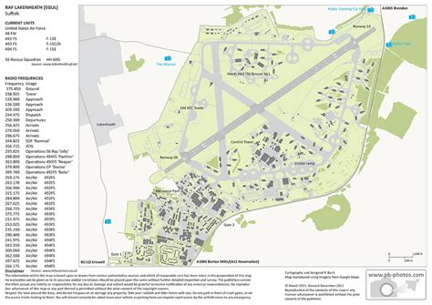 Raf Lakenheath Map Building Numbers