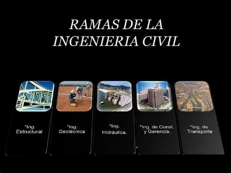 Ramas De La Ingenier A Civil