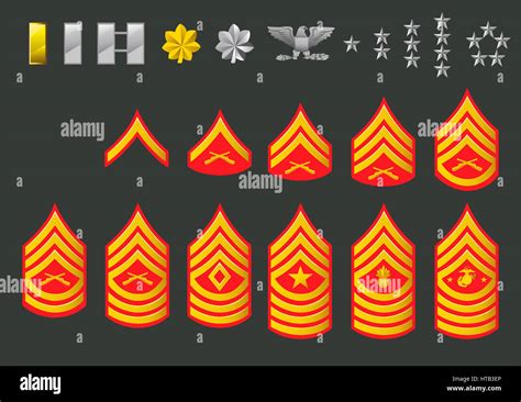 Ranks In The Marines Enlisted And Officers Ranks Described For The