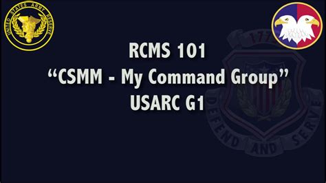 Rcms Csmm