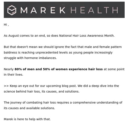 Reclaim Your Crown Expert Insights On Tackling Hair Loss Marek Health