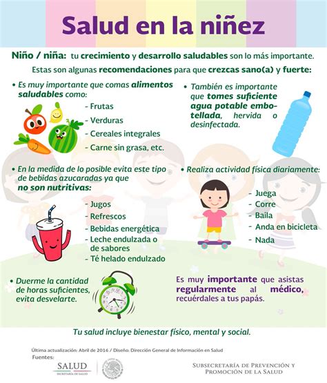 Recomendaciones Para La Salud De Los Ni Os Y Ni As Salud M Xico