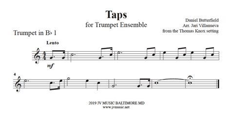 Recording Of Taps On Trumpet