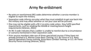 Reenlistment Eligibility Re 3