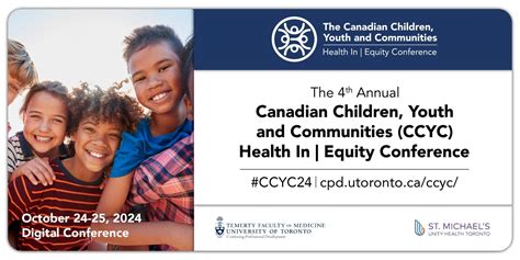 Registration Is Now Open For The 4Th Annual Canadian Children Youth And Communities Ccyc Health In Equity Conference Canadian Coalition For The Rights Of Children