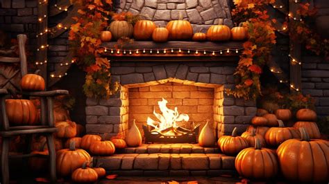 Relaxing Fireplace Fall Video