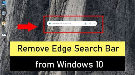 Remove Edge Search From Taskbar