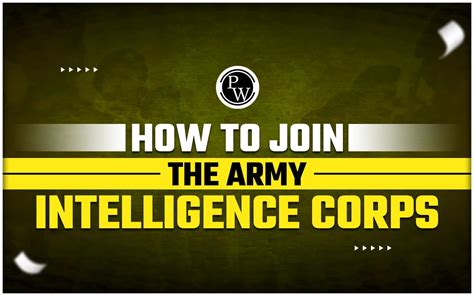 Requirements To Join Military Intelligence