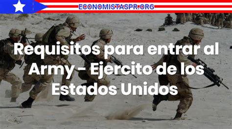 5 Requisitos para el Army