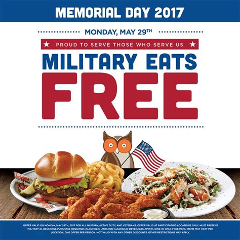 Restaurants Offering Veterans Special Offers