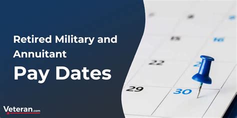 Retired Military Pay Dates 2024