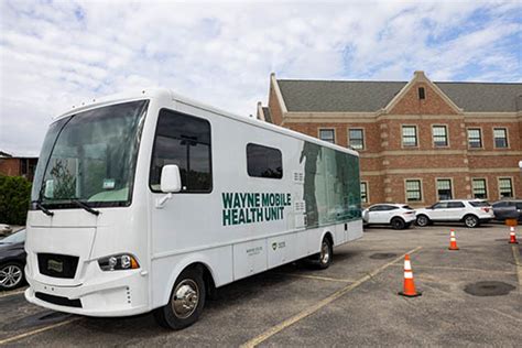 Riding With The Wayne Mobile Health Unit Today Wayne Wayne State University