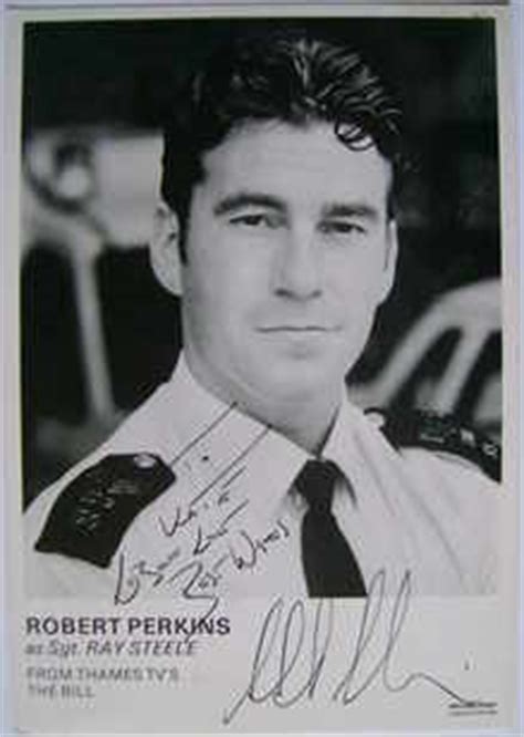 Robert Perkins Autograph Ex The Bill Actor