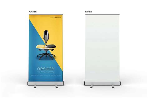 Roll Up Banner Mockup