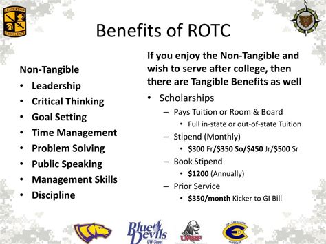 Rotc Benefits For Students