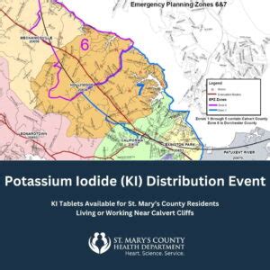 Routine Potassium Iodide Ki Distribution Event On November 4 2023 In St Mary S County Southern Maryland News Net Southern Maryland News Net