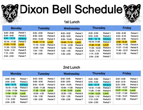 Roybal Bell Schedule