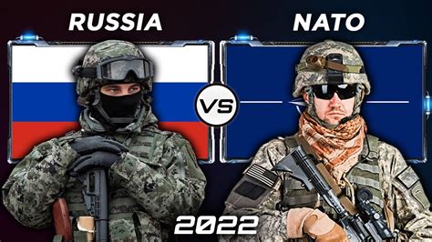 Russia Vs Nato Military Power Comparison 2022 Youtube