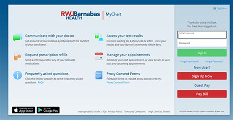 Rwjbarnabas Health Login