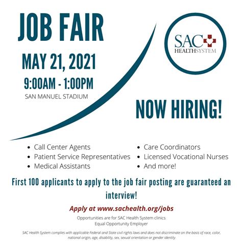 Sac Health Jobs