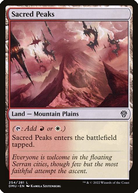 Sacred Peaks Mtg